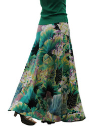 High-Quality-Green-Maxi-font-b-Skirt-b-font-font-b-Long-b-font-font-b