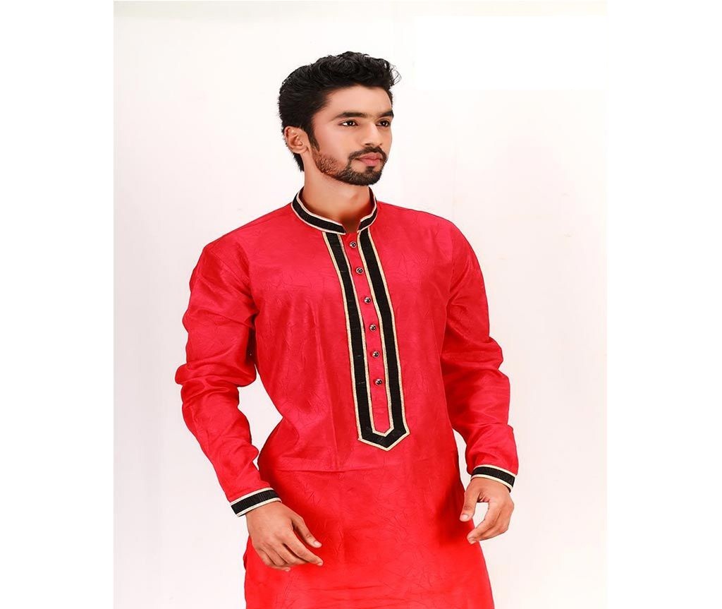 Exclusive collection red party  panjabi 6